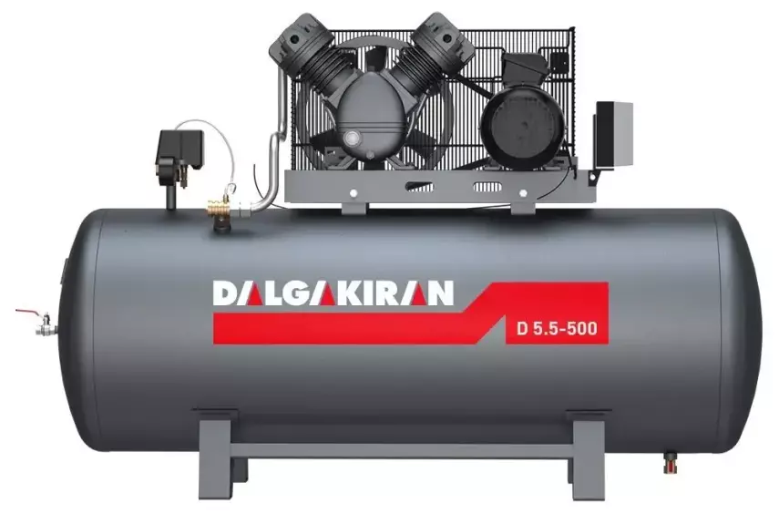 DALGAKIRAN HAVA KOMPRESÖRÜ 500 LT 8 BAR 7,5 HP - 1