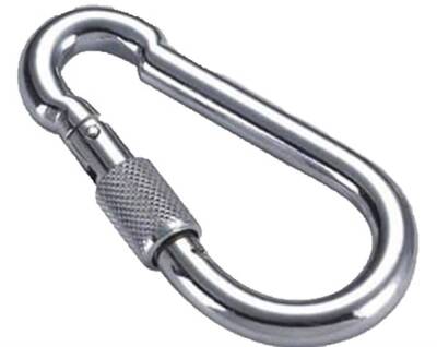 GALVANİZLİ VİDALI KARABİNA 4 MM - 1