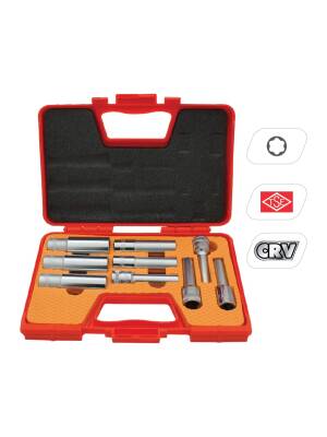 Rico 007-RC7014 9pc 1/2” Iç Torx E Lokma Seti Uzun - 1