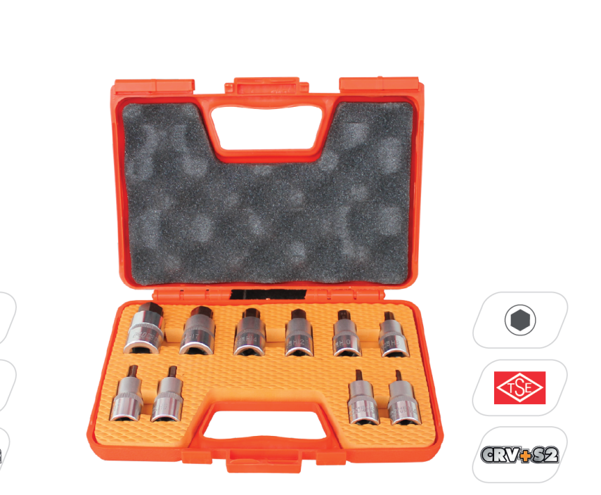 RİCO 10 PARÇA 1/2 LOKMALI ALLEN BITS UÇ SETİ - 2