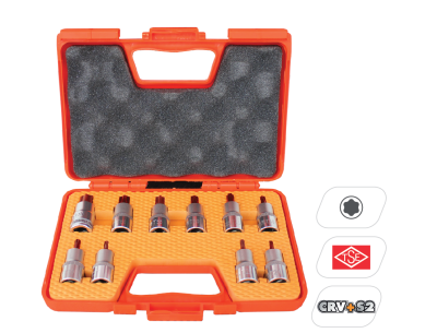RİCO 10 PC TORX LOKMA SETİ (007-RC4510) - 2