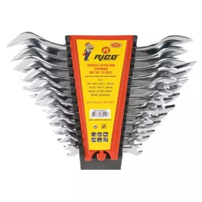 RİCO 12 Parça Açık Ağız Anahtar Takımı Seti 020-RC8012 - 1