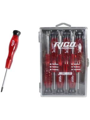 Rico 50mm 6 Parça Elektronikçi Klemens Torx Tornavida Seti KK1971 - 3