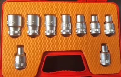 Rico 9 Parça 1/2 Torx Lokma Takımı Seti E (Dişi) 007-RC9010 - 4