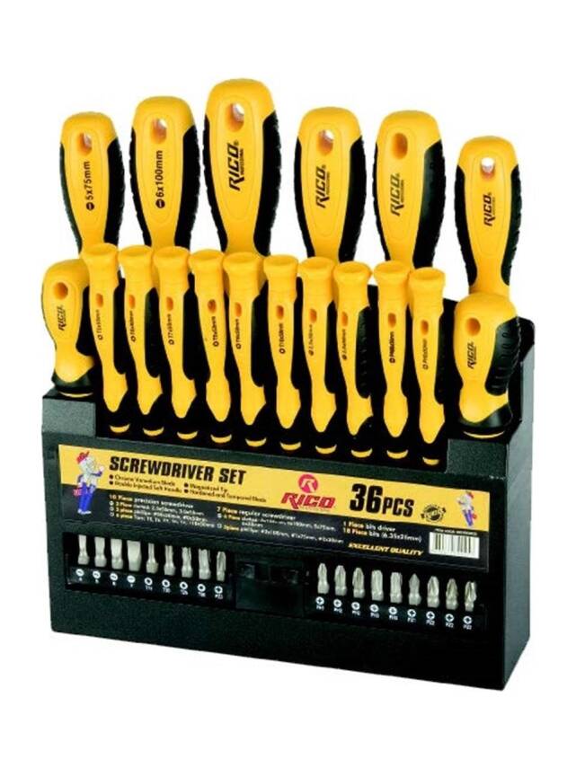 Rico RK0025 Klasik Tornavida Seti 36 Parça - 4